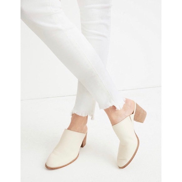 Madewell 10" High-Rise Skinny White Step-Hem Jeans NWT 26 2 - Picture 2 of 12